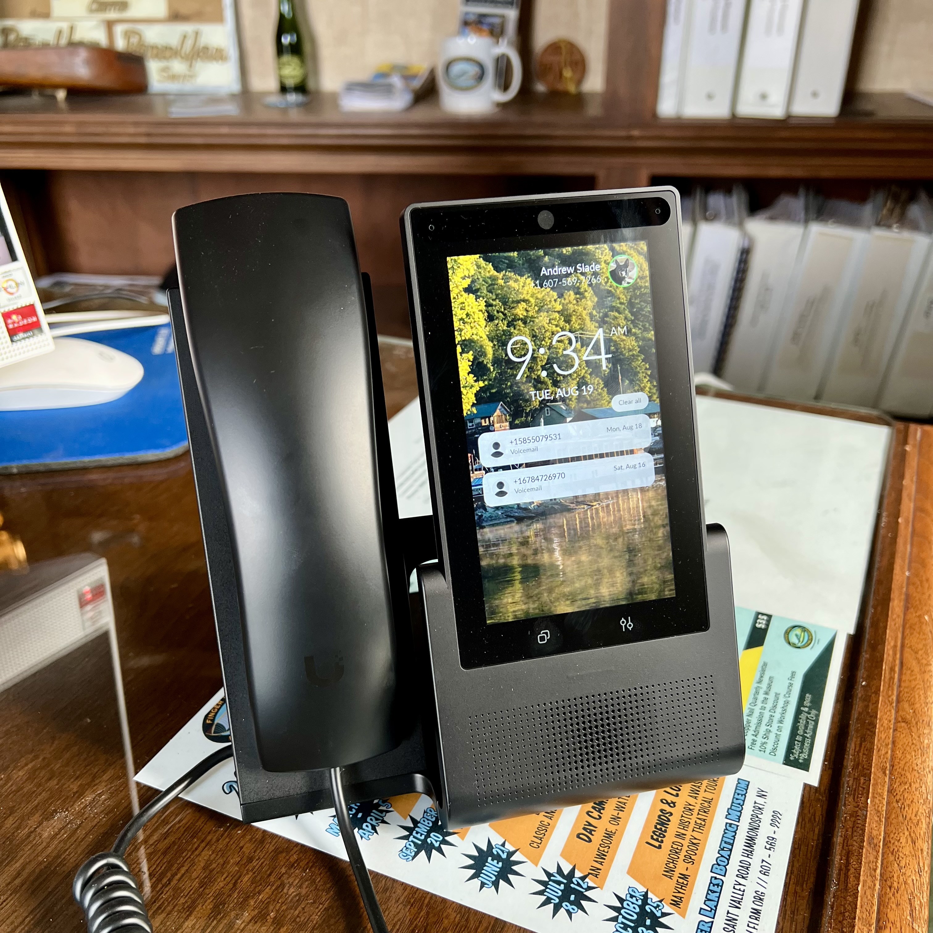 VoIP phone installation